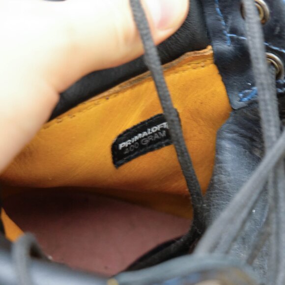 Timberland Boots Mens 8 M Blue Hiking Outdoor Classic Leather Retro - Picture 8 of 10